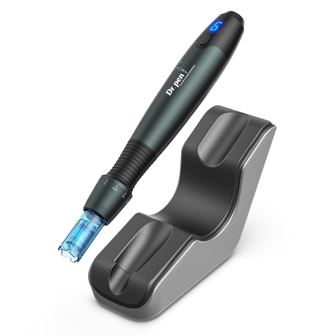 Dr. Pen A20 Advanced Microneedling Pen and its charging Stand
